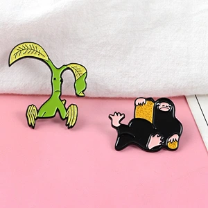 Cartoon Animal Enamel Pin Film Character Lapel Pin