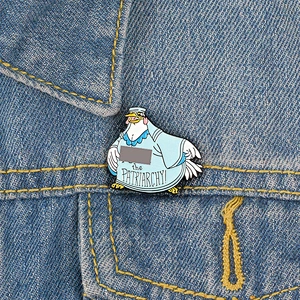 Custom Cartoon Rooster Soft Enamel Metal Lapel Pin