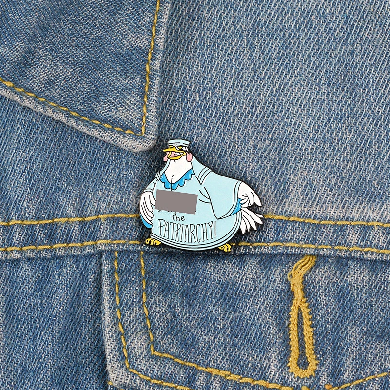 Custom Cartoon Rooster Soft Enamel Metal Lapel Pin