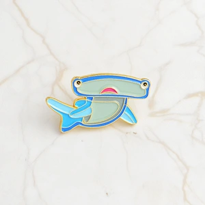 cute pet undersea world exquisite small fish seahorse dolphins animal enamel lapel pin