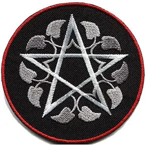 pentagram pentacle witchcraft custom iron on patches
