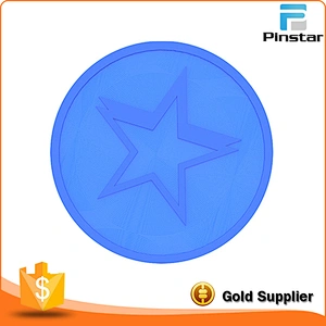 cheap wholesale blank colorful custom plastic token coin for game