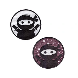 High quality bulk cool Japan ninja embroidery patch