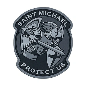 No Minimum Clothes Skull 3D Hook and Loop Custom Rubber Logo PVC Patch