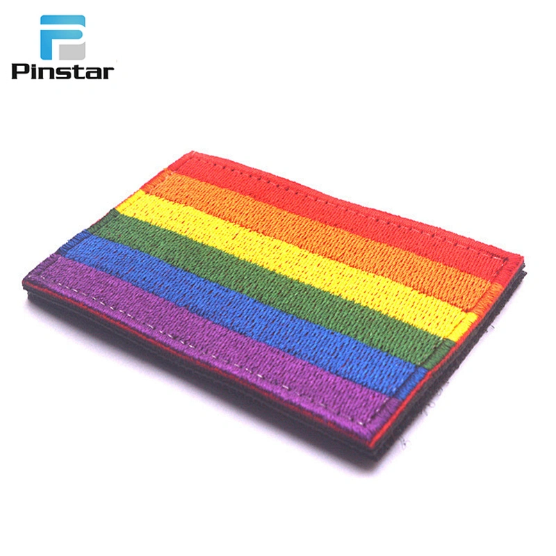 LGBT Applique Embroidered Patch Gay Pride Lesbian Rainbow Flag Embroidered Patches