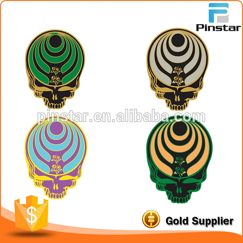 Bassnectar Grateful Dead lapel pin steal your face