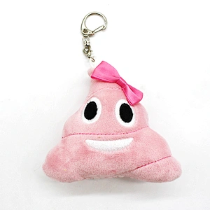 Wholesale Cheap Promotional Gift Soft Toys Custom Smiley Whatsapp Emoji Plush Keychain