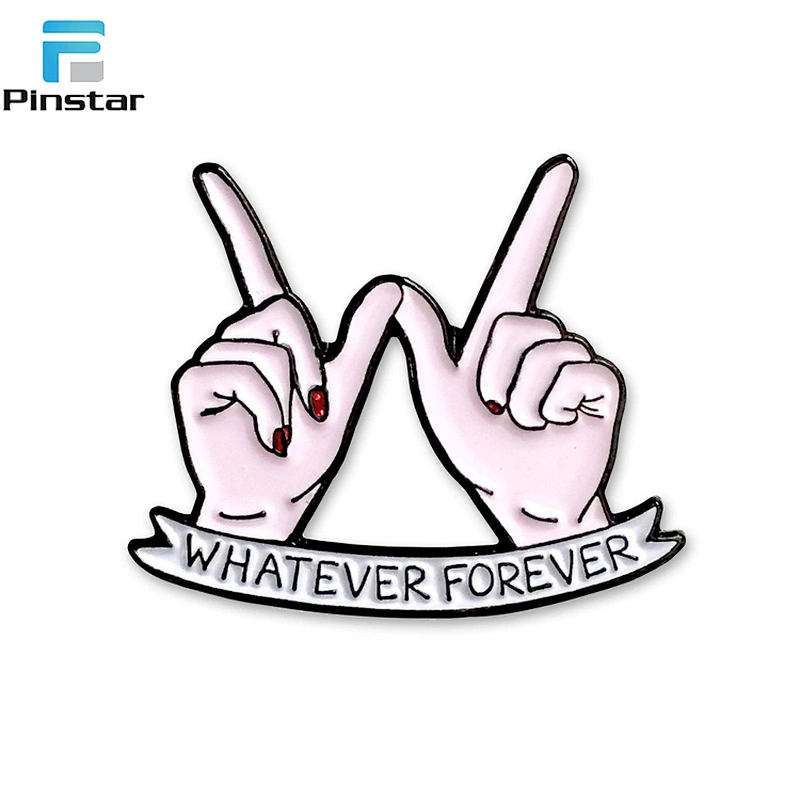 Hand Design Custom Magnetic Cartoon Hard Enamel Pin
