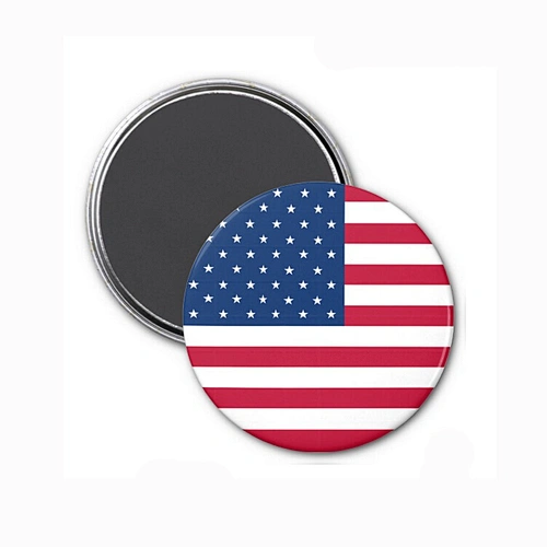 Round Flag Custom Fridge Magnet For Different Countries