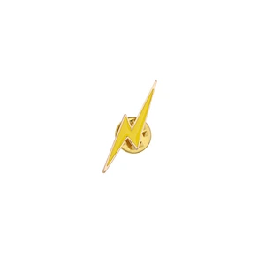 Music Note Lightning Gesture Arrow Lapel Brooch Pin