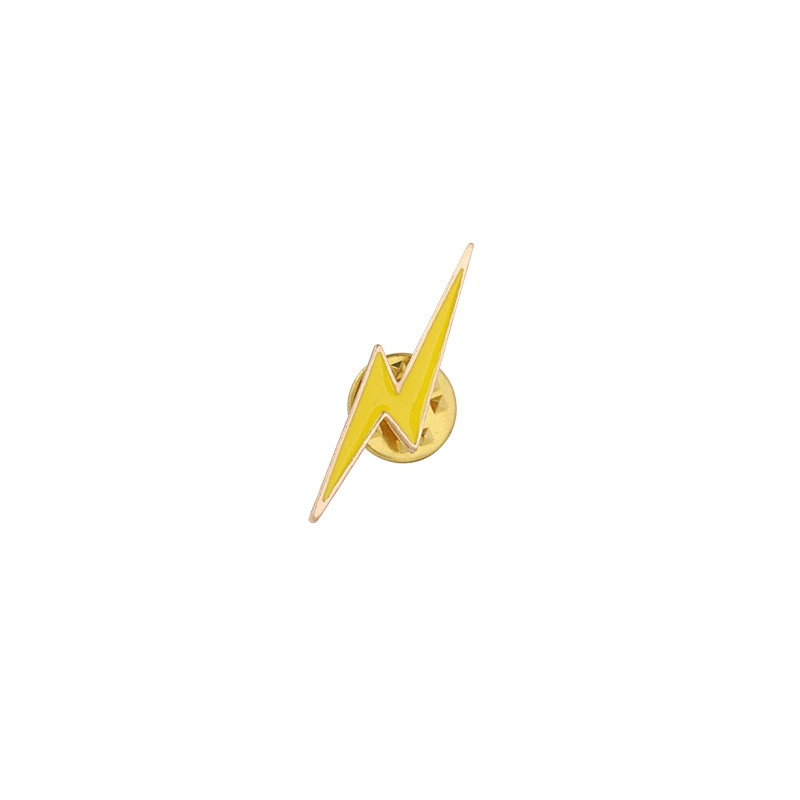Music Note Lightning Gesture Arrow Lapel Brooch Pin