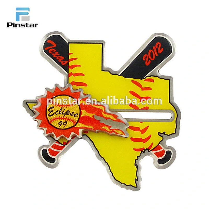 Kunshan custom soft enamel slider lapel pins with butterfly clutches