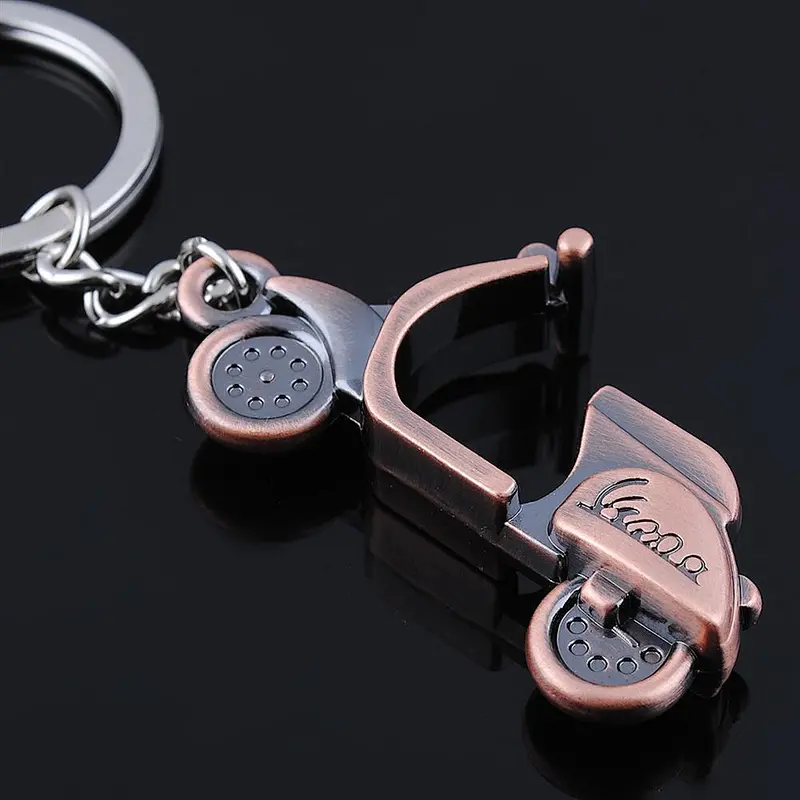 Customized 3D motorcycle metal key chain for wholesale