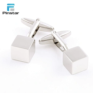 Hot Men's Luxury Round Oval Square Stainless Steel Cufflink Blanks