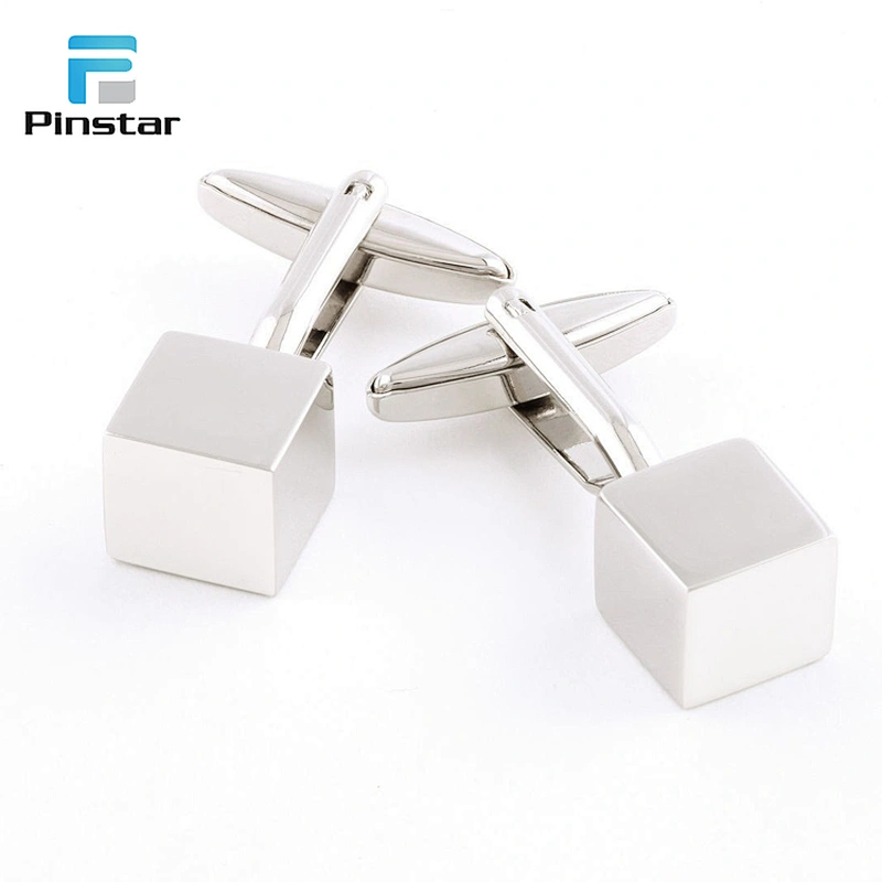 Hot Men's Luxury Round Oval Square Stainless Steel Cufflink Blanks