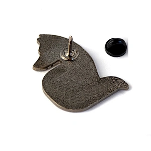 1.2 inches fox metal lapel pin manufacturers china