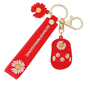 Cute Daisy Slippers Children's Shoe Pendant Wholesale Bag Keychain