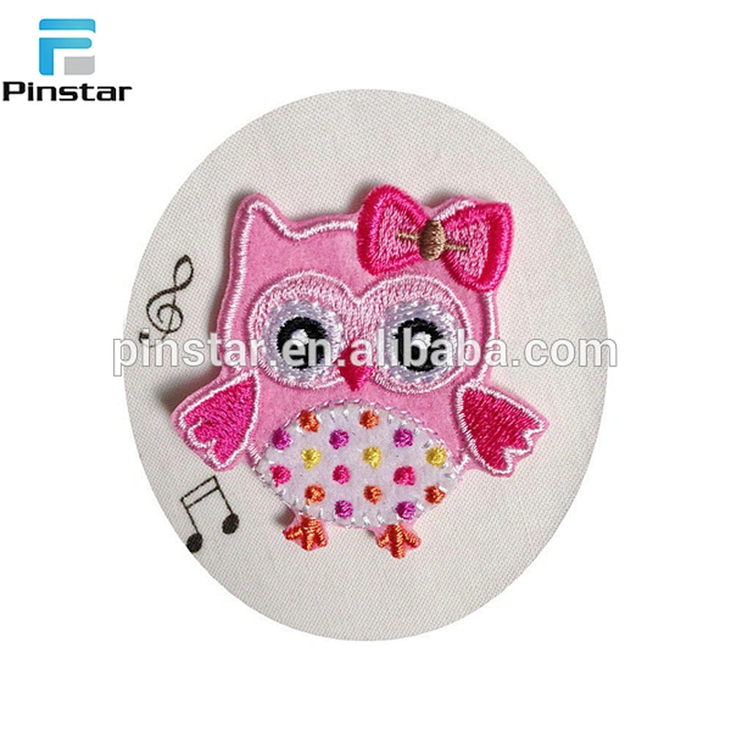 factory manufacture eye design custom embroidery patch