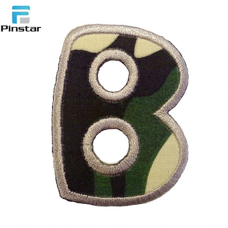 Custom Camouflage Letter Patches For Clothing