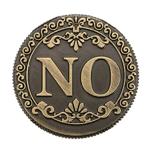 Round shape antique copper 3D logo custom souvenir challenge coin