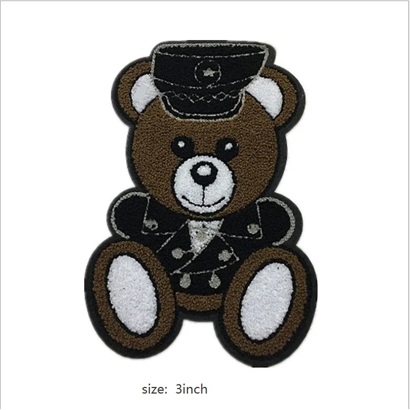 Bulk cute animal  iron-on  towel embroidery patches