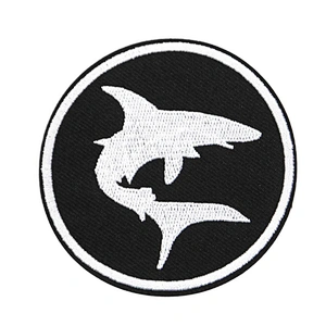 Factory Making Cheap Price Custom Round Shaped Black White Patches