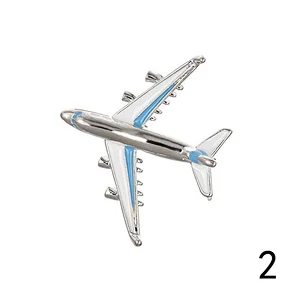 Promotion custom 3D airplane metal enamel lapel pin