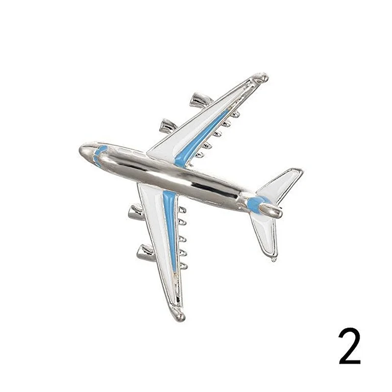 Promotion custom 3D airplane metal enamel lapel pin