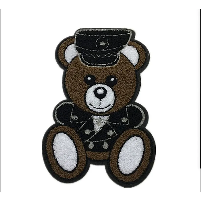 Bulk cute animal  iron-on  towel embroidery patches