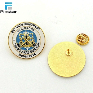 Metal crafts lapel pin badge custom pin fasteners for badges