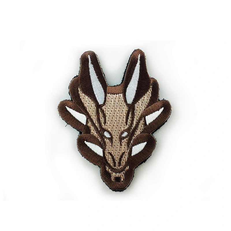 Customized high quality popular dragon embroidery patch