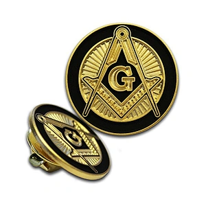 Suzhou Freemason Magnet Metal Custom Masonic Lapel Pin Badge