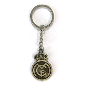 Antique Copper Football Team Keychains Metal Keychain Football Club