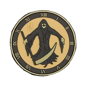 New production death scythe rubber patch custom pvc patch
