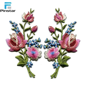 China embroidery patch factory custom iron on appliques