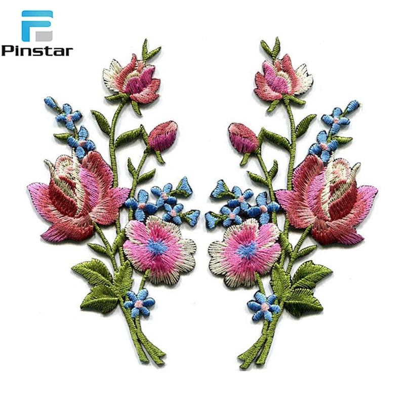 China embroidery patch factory custom iron on appliques