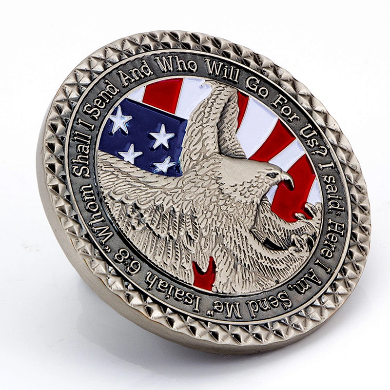 Top Quality custom American eagle coins challenge coins