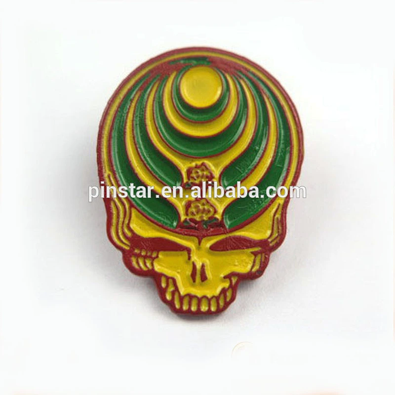 Bassnectar Grateful Dead lapel pin steal your face