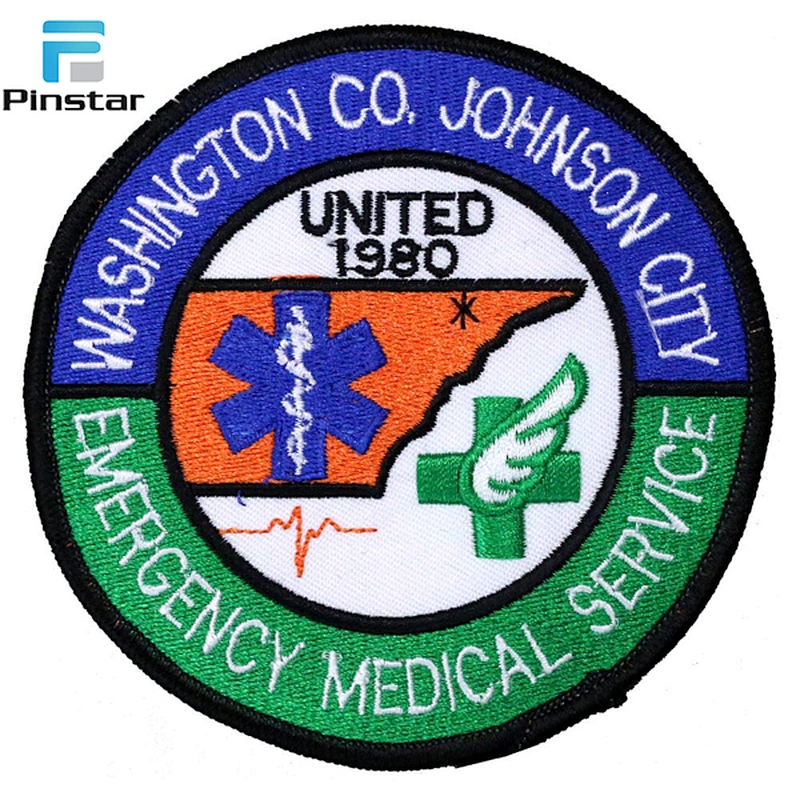 China embroidery patch factory custom sew on patch