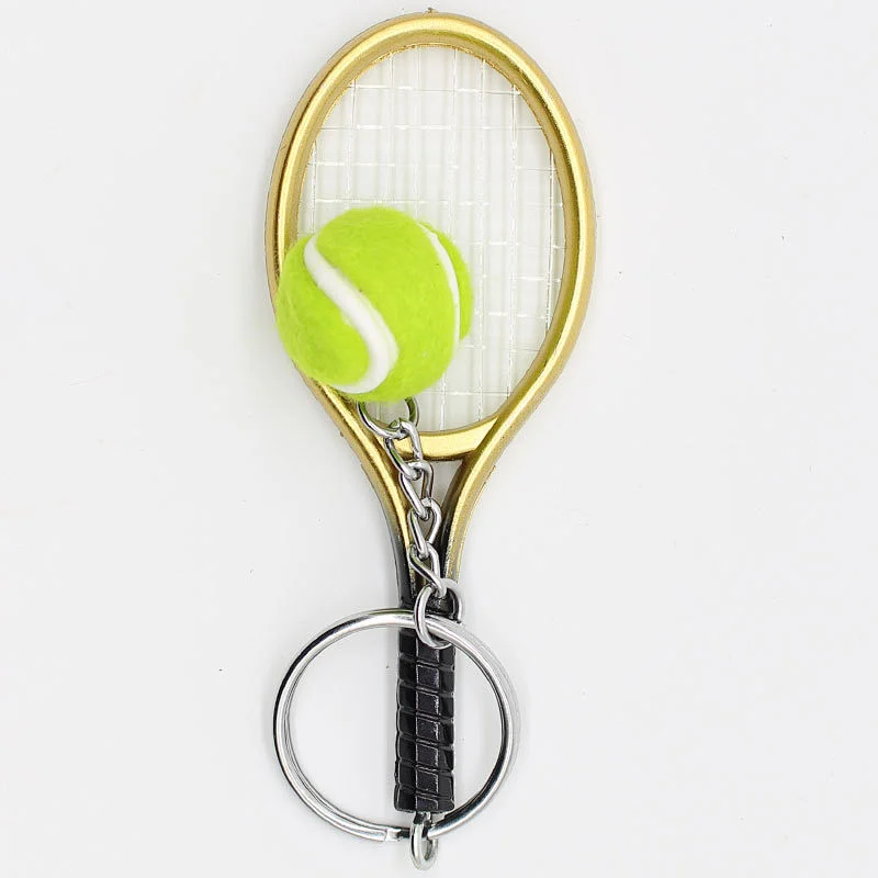 Simulation Tennis Keychain Bag Pendant Sports Activities Gifts Promotional Gifts