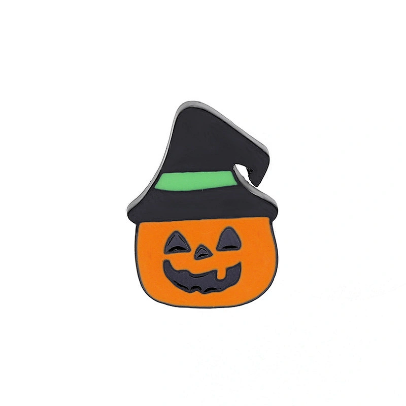 Cartoon Mummy Witch Pumpkin Halloween Lapel Pin
