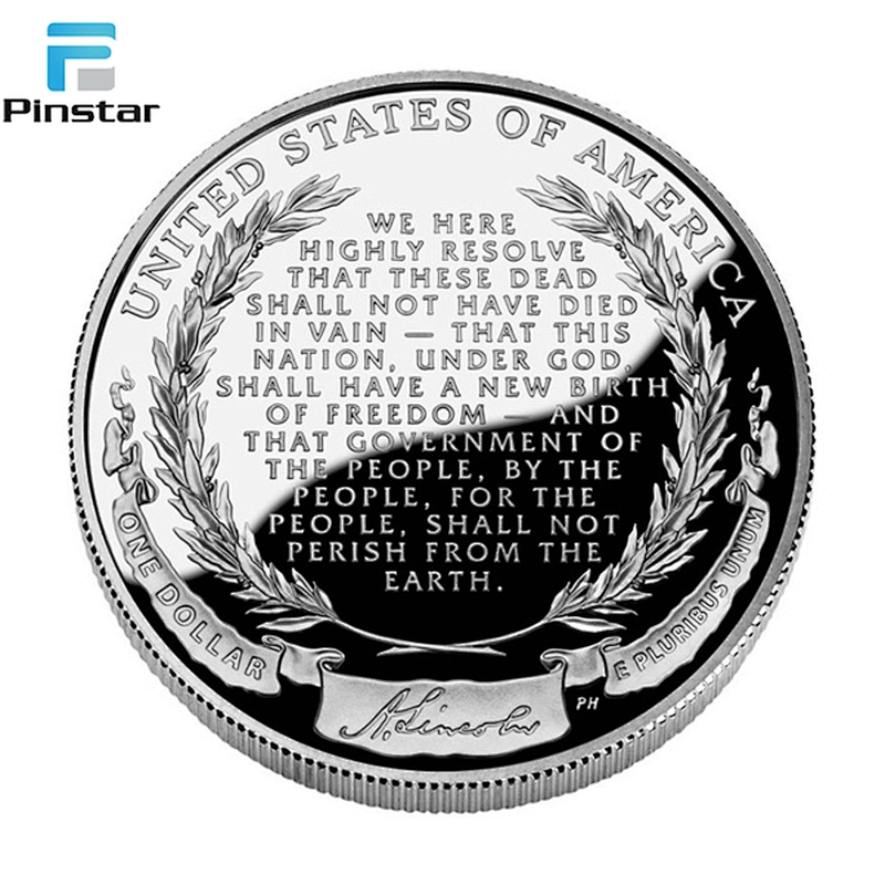 Manufacture metal crafts Factory custom silver coins 999