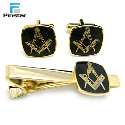 Modern exquisite china-made gifts mens cufflinks and tie clip set