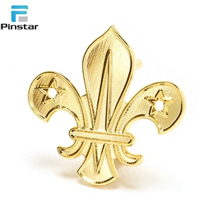 Metal crafts lapel pin badge custom bullion badge