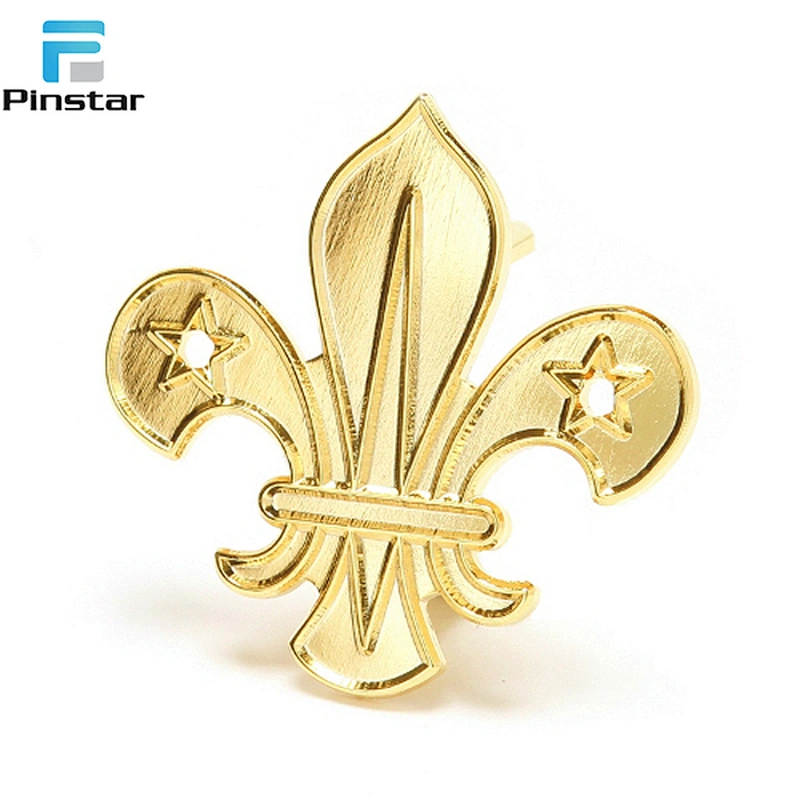 Metal crafts lapel pin badge custom bullion badge