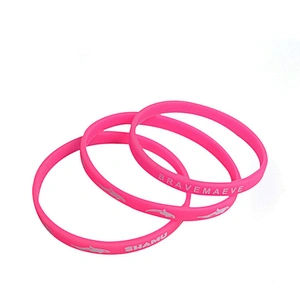 Suzhou Factory Colorful Logo Printed Custom Made Cheap Thin Silicone Bracelet