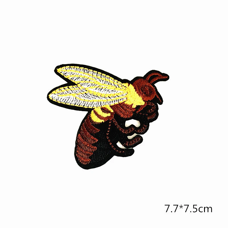 Wholesale In Stock No Minimum Custom Embroidery Anime Insect Iron On Patches