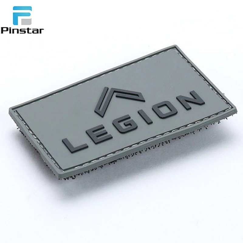 China Manufacture PVC patches custom airsoft rubber patch