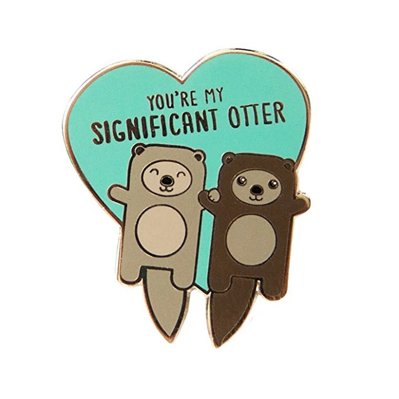 Hundreds Nice design sloths shape enamel lapel pin
