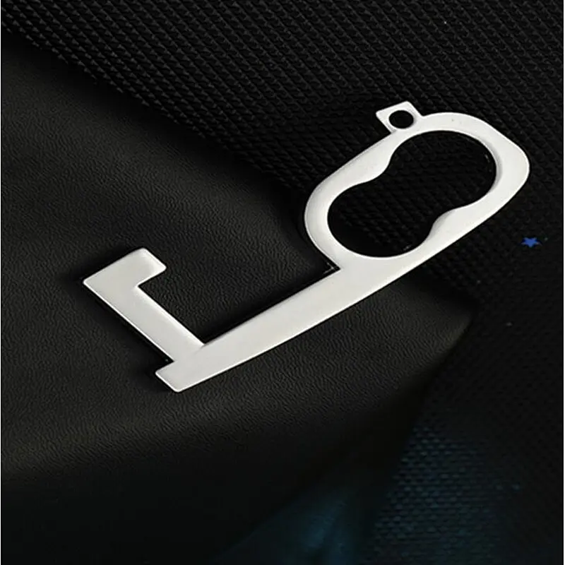 Edc Brass Door Opener keychain Anti virus, dust, bacteria, isolation